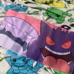Gengar Muk Rubber Playmat Play Mat For Tcg Trading Card Game Pokemon Mouse Pad - Image 1