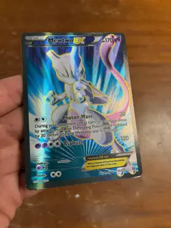 Mewtwo EX full art 157/162 Break Through, XY (MP) Pokemon Card - Image 2