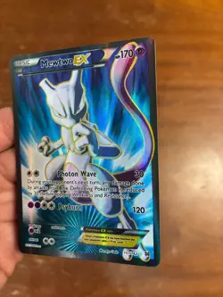 Mewtwo EX full art 157/162 Break Through, XY (MP) Pokemon Card - Image 3