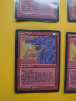 Heart Wolf. Homelands RARE RESERVED LIST PLAYSET Old Vintage. MTG 4 Card - Image 2