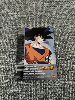 Krillin G3 Prism Foil - Dragon Ball Z [1998 Silver Prism Set Card - CCG Rare] - Image 2