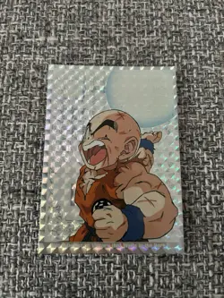 Krillin G3 Prism Foil - Dragon Ball Z [1998 Silver Prism Set Card - CCG Rare] - Image 3