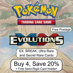 Pokemon - Evolutions - Choose Your Card - EX, BREAK, Ultra Rare, Secret Rare - Image 1