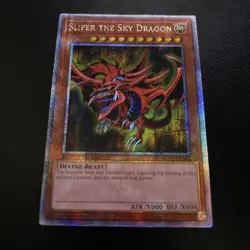 Slifer the Sky Dragon LC01-EN002 Quarter Century Rare Yugioh Card Limited Ed - Image 1