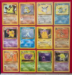 31x Vintage Pokemon Card Bundle 1999 - Base, Jungle, Fossil, Team Rocket - MP/HP - Image 1