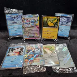 Pokemon 2025 Holiday Calendar Sealed Promos - Complete 8 Card Set Stamped - Image 1
