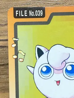 Pokemon Carddass Card Jigglypuff File No.39 Bandai Pocket Monsters 1997 - Image 3