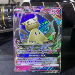 Pokemon TCG Mimikyu GX 149/214 Sun Moon Lost Thunder Card - Image 1