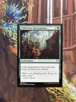 1x Wilderness Reclamation NM Eng MTG - Commander 2020 - Image 1