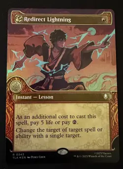 Redirect Lightning (Showcase) Avatar: The Last Airbender Foil - Image 1