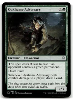MTG Oakhame Adversary U Throne of Eldraine 167 LP - Image 1