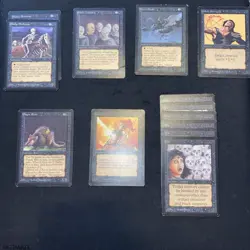 Vintage MTG Black Lot Of 13 Commons - Limited Edition Beta (1993) - Image 1