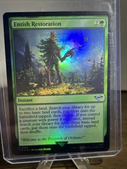Entish Restoration MTG Lord of the Rings Foil 0163 Uncommon - UNPLAYED - Image 1