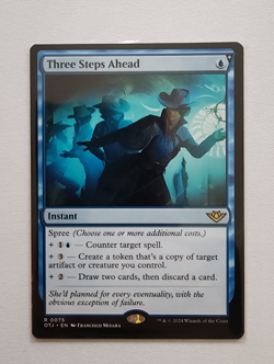 Magic the Gathering: Three Steps Ahead Outlaws of Thunder Junction Foil - NM - Image 1