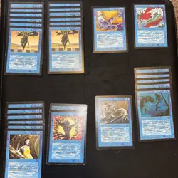 Vintage MTG Blue Lot Of 28 Commons & Uncommons - Limited Edition Beta 1993) - Image 1