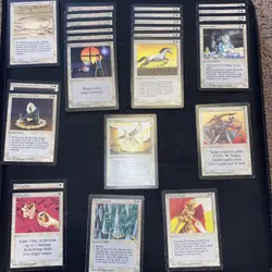 Vintage MTG White Lot Of 25 Commons & Uncommons - Limited Edition Beta 1993) - Image 1