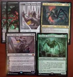 EDH SPIDER Lot 46 ~mtg LOLTH Arasta Shelob ISHKANAH Clinging Webs Doom Weaver - Image 1