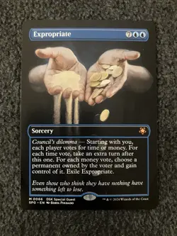 Magic The Gathering MTG - Expropriate (Borderless) - Special Guests - Image 1