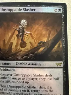 Unstoppable Slasher - NM FOIL MTG Creature Upgrade (Duskmourn) - Image 4