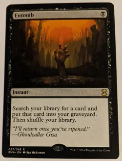 MTG English Magic Card Near Mint ENTOMB from Eternal Masters - Image 1