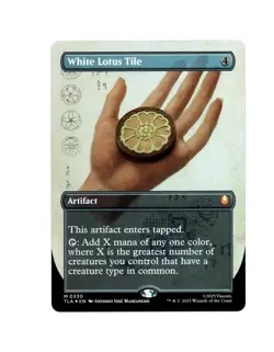 White Lotus Tile - Borderless - Avatar #330 Mythic, NM Foil - Image 1