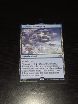 ** Otawara, Soaring City ** [NM] Kamigawa Neon Dynasty MTG Rare Channel Land - Image 1