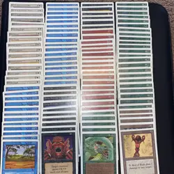 Vintage MTG Lot Of 112 Commons & Uncommons - Unlimited Edition (1993) - Image 1