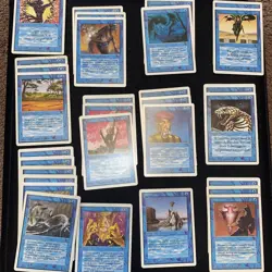 Vintage MTG Lot Of 112 Commons & Uncommons - Unlimited Edition (1993) - Image 3