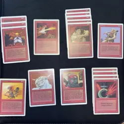 Vintage MTG Lot Of 112 Commons & Uncommons - Unlimited Edition (1993) - Image 5