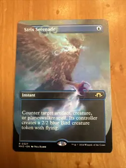 Strix Serenade (Borderless) - Magic the Gathering (Modern Horizons 3) - Image 1