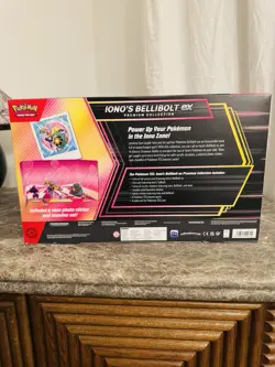 Pokemon TCG: Ionos Bellibolt Ex Premium Collection Box Pokemon Sealed - Image 4