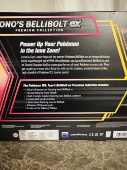 Pokemon TCG: Ionos Bellibolt Ex Premium Collection Box Pokemon Sealed - Image 5