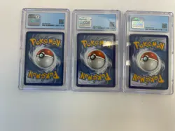Pokemon Cards Graded Eevee Evolution Lot Of 3 CGC Read Dec - Image 2