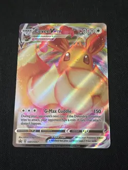 Eevee VMAX SWSH087 SWSH: Sword & Shield Promo Cards Holo Rare Pokemon TCG NM - Image 1