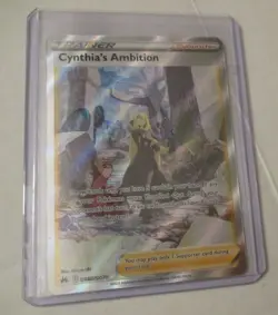 Pokemon TCG Cynthia's Ambition GG60/GG70 Crown Zenith Galarian Gallery Full Art - Image 3