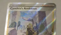 Pokemon TCG Cynthia's Ambition GG60/GG70 Crown Zenith Galarian Gallery Full Art - Image 4