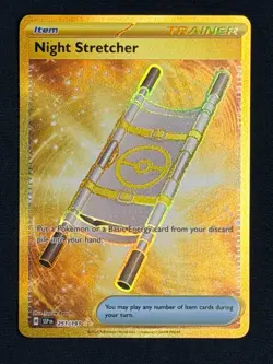 Pokemon Surging Sparks - Night Stretcher - Gold Hyper Rare 251/191 - Image 1