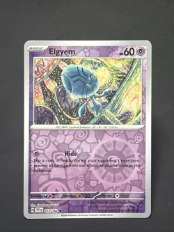 Pokemon TCG - Elgyem 073/162 (RH Reverse Holo) - Temporal Forces - Image 1