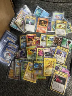 Entire Pokemon Card Collection Lot Box Wotc Vintage Holo Base Set TCG 1000+ - Image 3