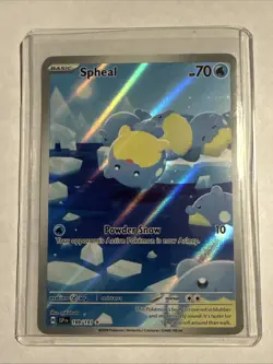 2024 Pokemon Scarlet and Violet Surging Sparks #199 Spheal IR - Image 1