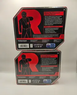 (LOT OF 2) Destined Rivals Team Rocket Tins (Nidoking & Persian) Pokemon TCG - Image 3