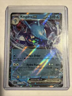 2024 Pokemon Scarlet and Violet Shrouded Fable #012 Kingdra ex RR - Image 1