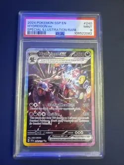 Hydreigon ex 240/191 Surging Sparks SIR Holo Pokemon Card PSA 9 - Image 1