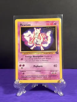 Mewtwo #3 1999 Black Star WB Pokemon the First Movie Promo Pokemon TCG Card - Image 1