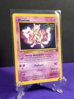 Mewtwo #3 1999 Black Star WB Pokemon the First Movie Promo Pokemon TCG Card - Image 2