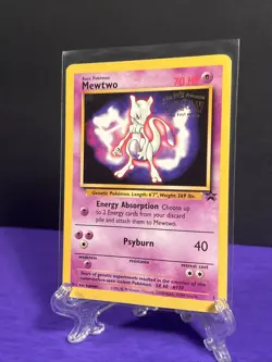 Mewtwo #3 1999 Black Star WB Pokemon the First Movie Promo Pokemon TCG Card - Image 3