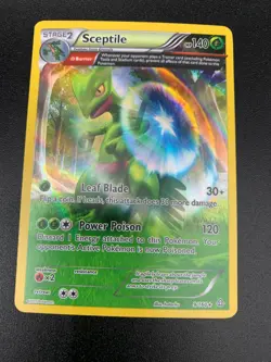 Sceptile 9/160 HOLO RARE XY Primal Clash Pokemon Card NM 2015 - Image 2