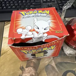 Pokemon Mewtwo 23K Gold Plated Card 1999 Burger King SEALED in Box With Ball NEW - Image 2