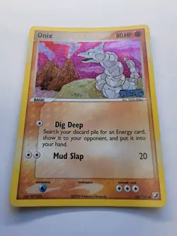 Pokemon TCG Onix 65/115 Common Reverse Foil Unseen Forces Stamped Light Play - Image 2
