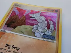 Pokemon TCG Onix 65/115 Common Reverse Foil Unseen Forces Stamped Light Play - Image 4